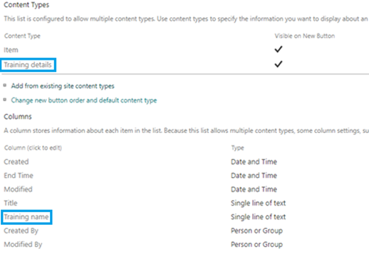 Content Types in SharePoint Online - Image 16