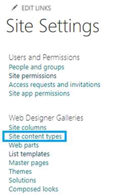 Content Types in SharePoint Online - Image 3